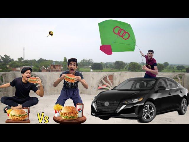 Kite Flying & Umer Mukaram Zinger Burger Challenge