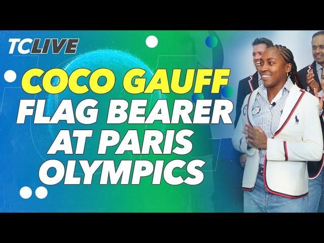 Coco Gauff To Be The Team USA Flag Bearer With LeBron James At The Olympics | Tennis Channel Live