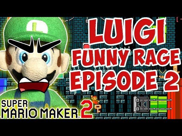 LUIGI IS DONE !! RAGE MADNESS !! Super Mario Maker 2 !! (#2) ᴴᴰ