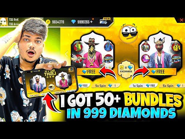 Free Fire New Gift Of Light Diwali Event Bought All Bundles In Subscriber Id -Garena Free Fire