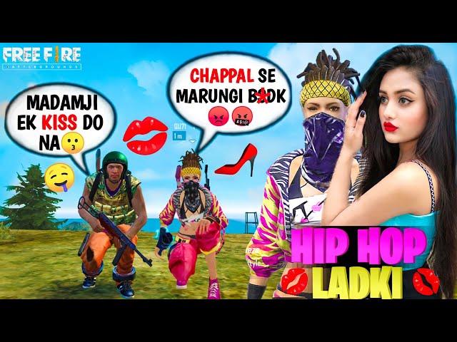 HIMACHAL Random HipHop Pro LADKI ने diya NUMBER Jab Headshot से Kiya Sabko FINISH -Garenafreefire