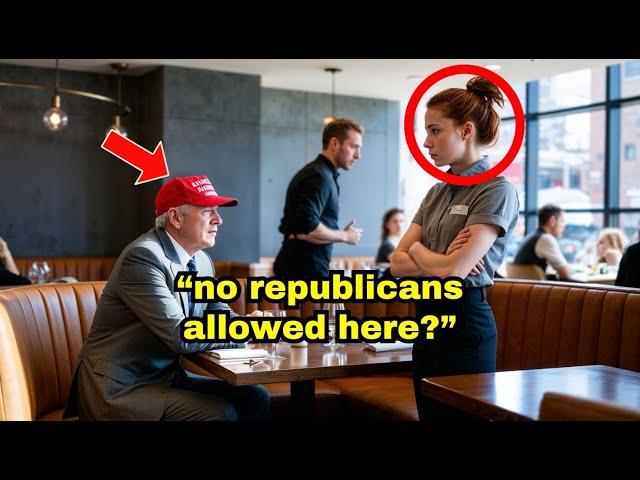 Waitress Refuses to Serve Republican Man After Seeing His MAGA Hat, Unaware He Owns The Restaurant