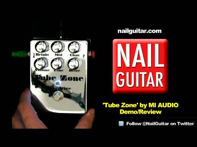 Tube Zone - MI Audio Overdrive Distortion Stomp Box Guitar Pedal Test