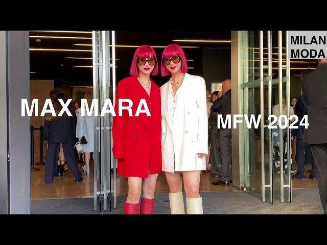 Max Mara  Milan Fashion week  19/09/24  #italy #milan #mfw