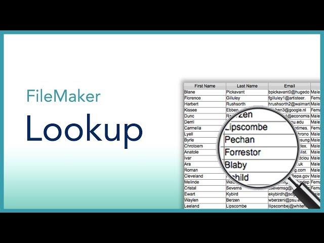 FileMaker Lookup Tutorial