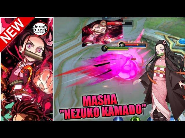 New! Script Skin Masha X Nezuko Kamado By Mobizii CH