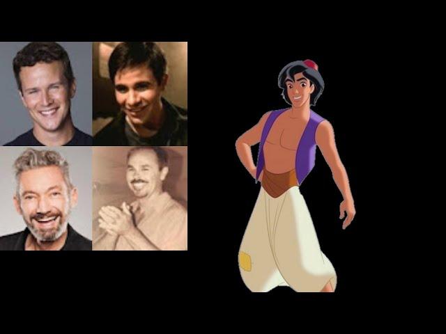 Animated Voice Comparison - Aladdin (Aladdin)