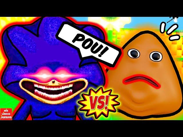 SHIN SONIC VS POU ??  | BOU ENCUENTRA LOS SONIC TAPES en ROBLOX | Juegos Gameplays Chocolate Gamer