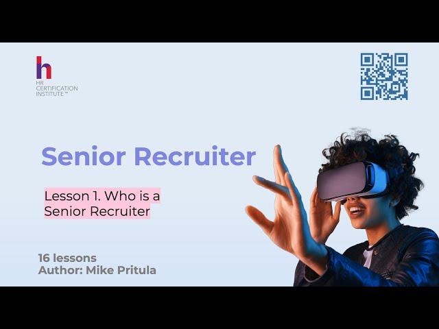 Recruiters, it's time to become a Senior Recruiter - find out how!