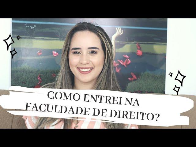 COMO GANHEI UMA BOLSA DE 100% NO CURSO DE DIREITO