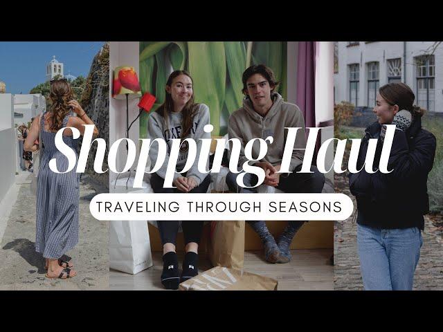 WARDROBE TRANSITION HAUL // shopping for a capsule wardrobe while traveling full-time!