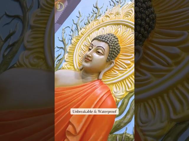  Lord Buddha Wall Mural | 7x3.5 ft Serenity and Grace 