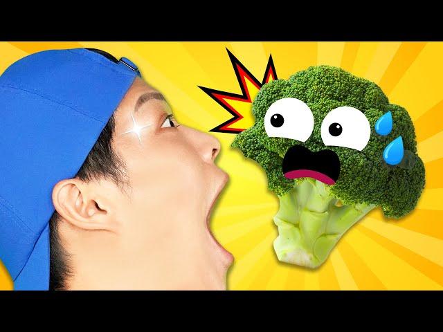 옴뇸뇸 바삭바삭 채소 까까  | 냠냠 채소송 |  Kids Songs | 아뜨와 아차