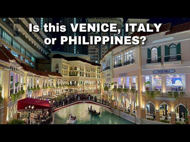 Venice Grand Canal Mall Tour 2024 - Most Beautiful Mall in Metro Manila, Philippines