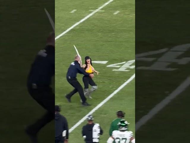 Trump Supporter Runs on Field During Sunday Night Football