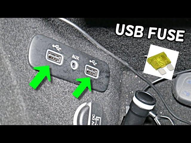 DODGE CHARGER USB FUSE LOCATION REPLACEMENT, CENTER COSNOLE USB FUSE