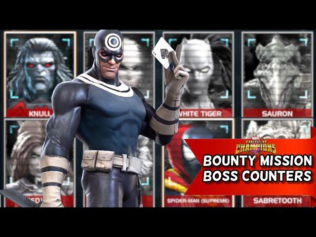 Bounty Mission Boss Counters | Options and Standard Fights | Marvel Contest of Champions