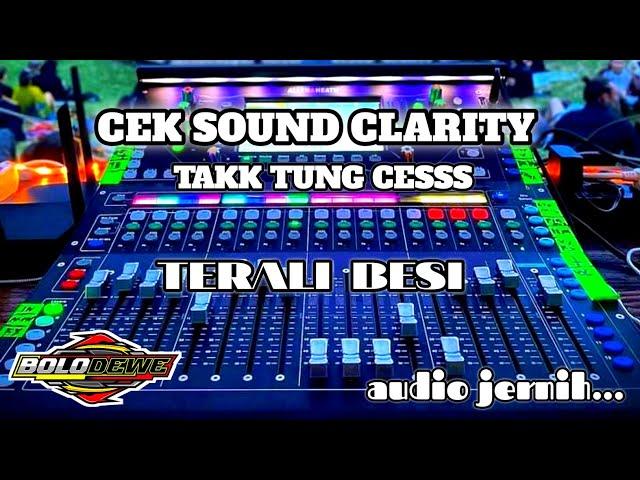 TERALI BESI  CEK SOUND CLARITY KALEM  cocok buat cek sound hajatan