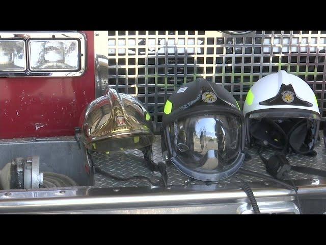 New helmets for fireighters safety in Amherst