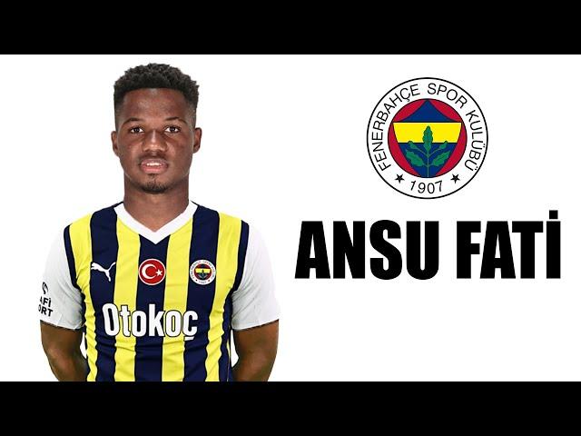 Ansu Fati 🟡 Welcome to Fenerbahçe ● Skills | 2024 | Amazing Skills | Assists & Goals HD