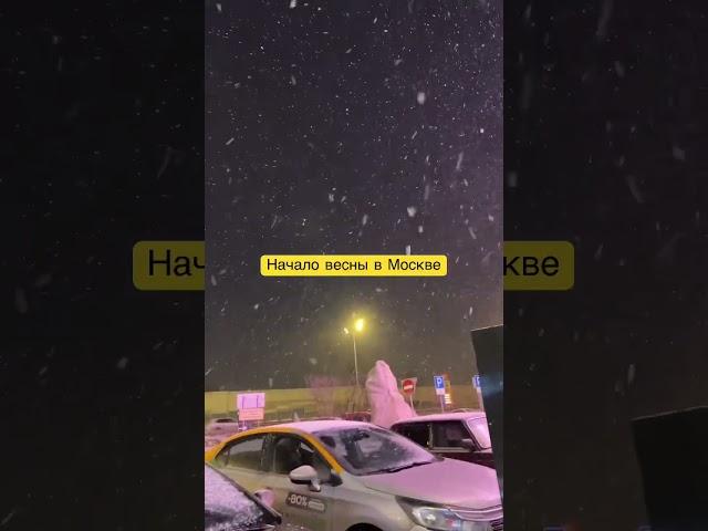 А снег идёт, март в Москве. Жизнь в Москве Евгения Сергей Life Поехали на дачу