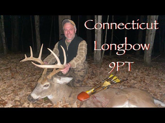 Connecticut 9PT With A Longbow! RUTTING BUCKS!!