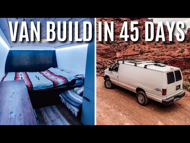 Minimalistic VAN CONVERSION DIY Ford E350