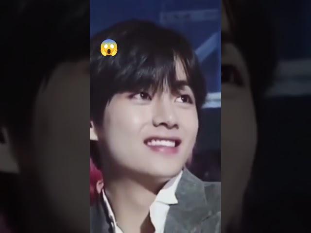 OMG  Kim taehyung when reacte Nancy appeared on  screen#btsv#nancy#BTS#taecy