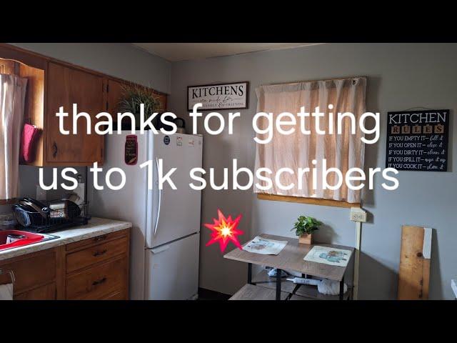 thanks for 1k subscribers/headed to the stores