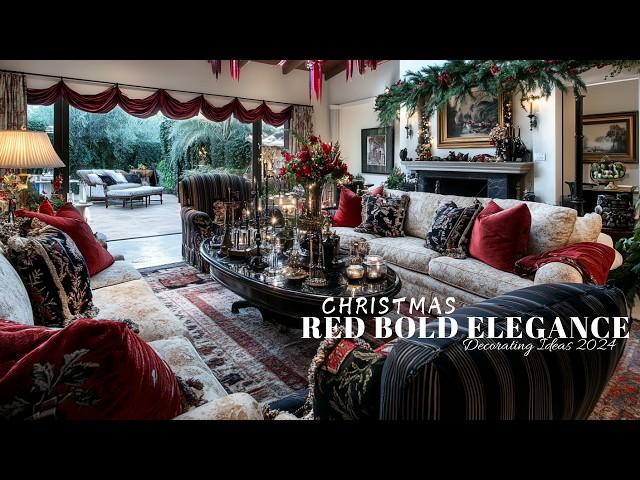 Christmas Red Bold Elegance: Decor Ideas for a Stunning Holiday Home