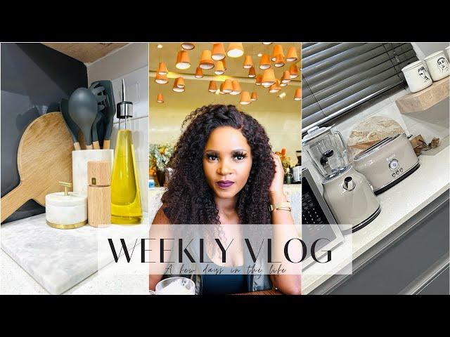 WEEKLY VLOG: a few days in the life | clean with me | let's style & decorate my kitchen | homeware