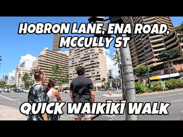 Quick Waikiki Walk | Ala Moana Blvd | Hobron Lane | McCully St | September 28, 2024