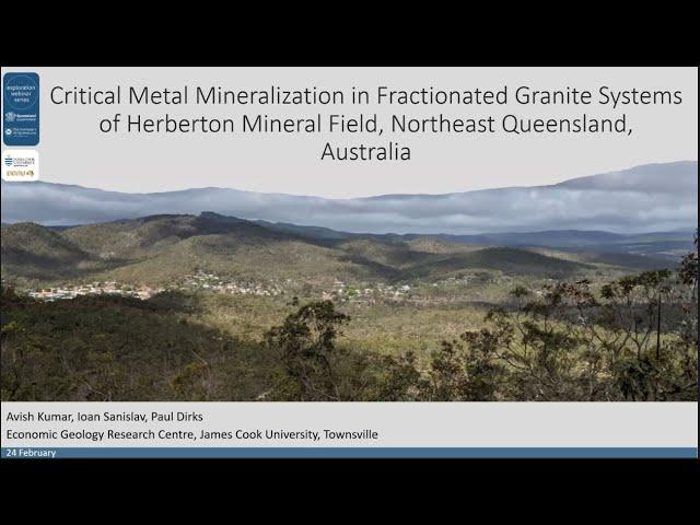 Avish Kumar - Critical Minerals - Herberton Mineral Field