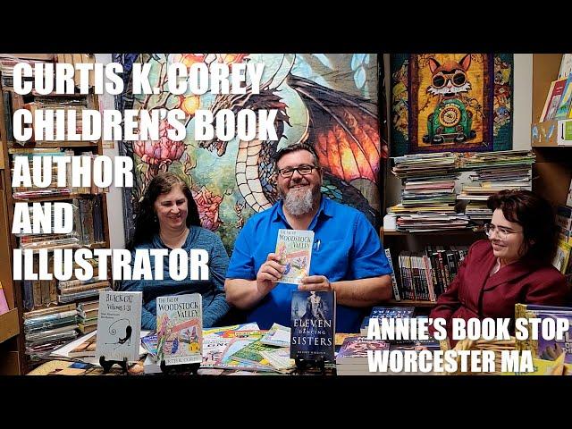 Curtis K. Corey Children's Author Fairy Story Creator at Annie's Book Stop Worcester Massachusetts