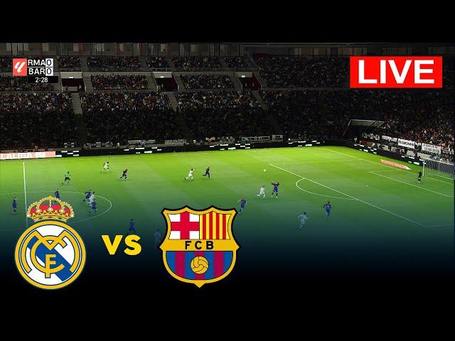 [مباشر] ريال مدريد مقابل برشلونة | الدوري الاسباني 24/25 | مباراة لايف اليوم