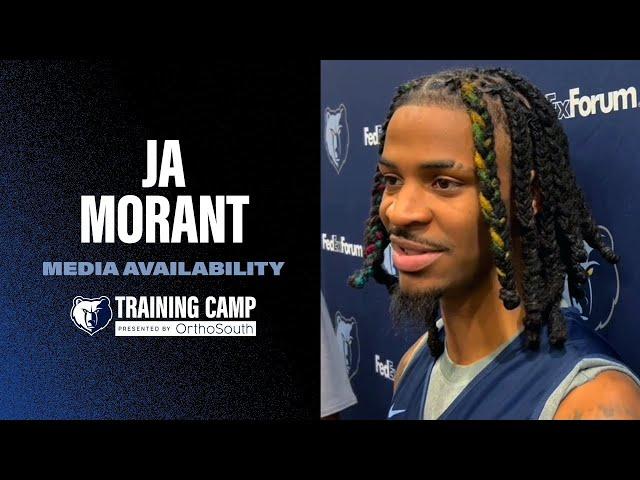 Ja Morant | 2024 Memphis Grizzlies Training Camp Media Availability