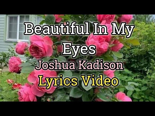 Beautiful In My Eyes (Lyrics Video) - Joshua Kadison