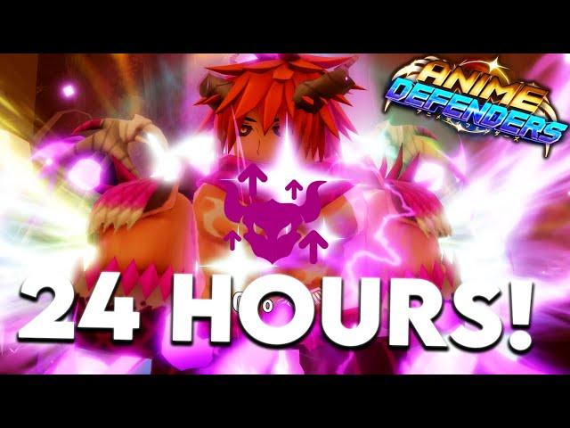 I Played Anime Defenders Update 6 For 24 Hours & BECAME The BEST!