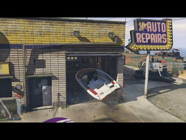 Los Santos Customs can Repair any Vehicle