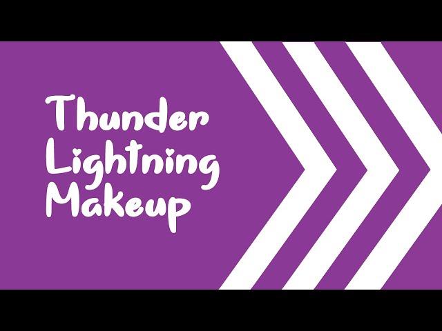 Thunder, Lightning Makeup || Beauty Tips || maha unisex salon