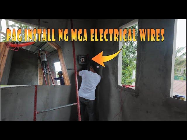 Pag install ng mga Electrical Wires