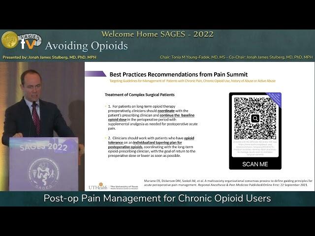 Post-op Pain Management for Chronic Opioid Users