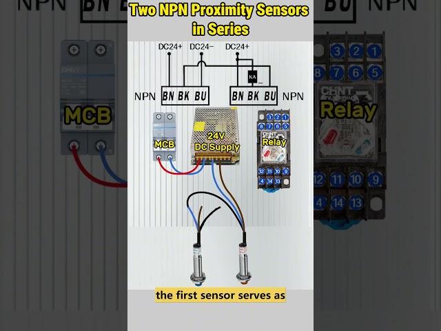Wiring 2 Proximity Sensors in Series #howto #sensor #wiringdiagram