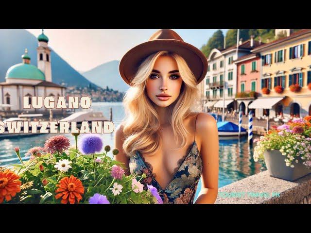 Lugano, Switzerland 2024 best places - The most beautiful city in the world- 4k