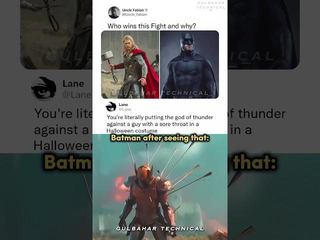 Thor vs Batman? | God of Thunder Meets a Guy with Sore Throat ️