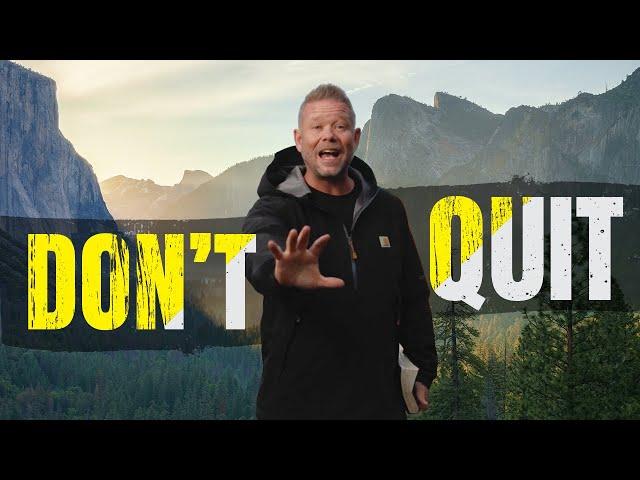 Do You Feel Like Quitting? | Pastor Ryan McDermott