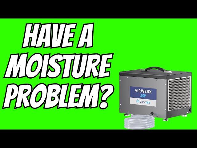 Moisture Issues? Damp basement Solutions | BaseAire Crawl Space/Basement Dehumidifier