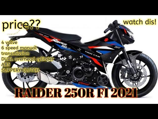 RAIDER 250 R FI 2021 new of suzuki