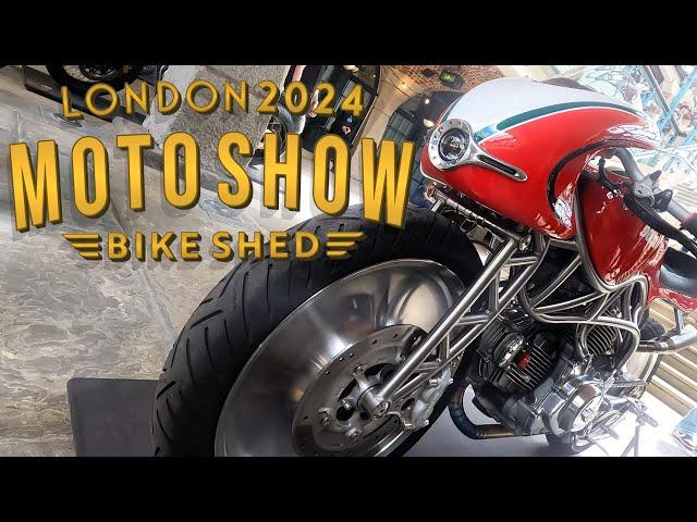 BIKE SHED Motorcycle Show 2024 Tobacco Dock, London.