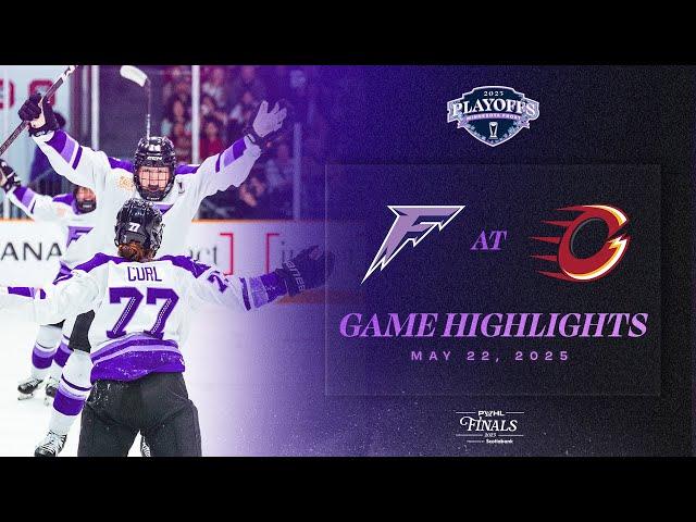PWHL Finals | Frost Game Highlights | Minnesota Frost at Ottawa | May 22, 2025